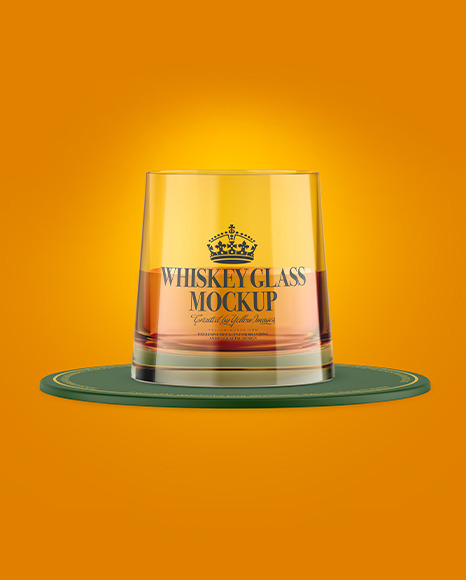 Whisky Glass Mockup PSD #5