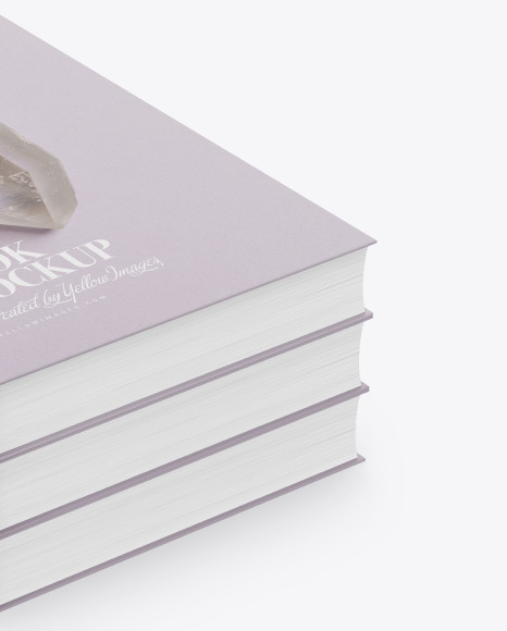 Hardcover Books w  Matte Cover Mockup PSD #1