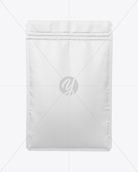 Download Glossy Plastic Food Bag Mockup Front View In Bag Sack Mockups On Yellow Images Object Mockups