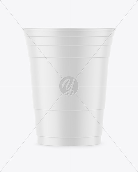 Matte Plastic Party Cup Mockup PSD #3