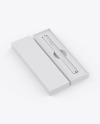 Matte Vape Pen W/ Box Mockup
