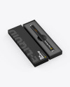 Matte Vape Pen W/ Box Mockup