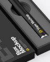 Matte Vape Pen W/ Box Mockup
