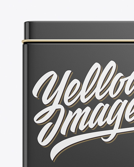 Glossy Tin Box Mockup PSD #2