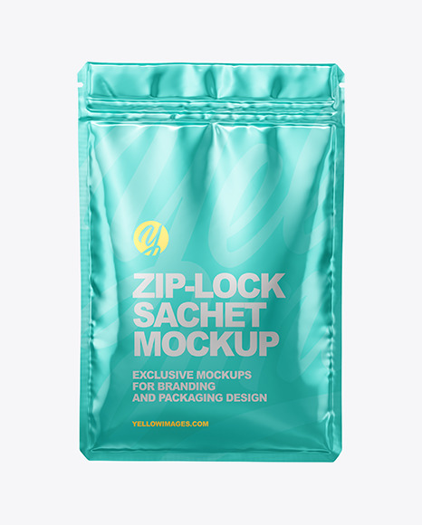 Download Metallic Sachet Mockup In Bag Sack Mockups On Yellow Images Object Mockups