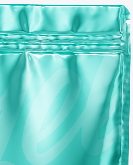 Metallic Sachet Mockup PSD #1