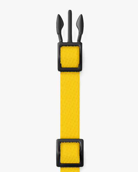 Unfolded Fabric Pet Collar Mockup PSD #2