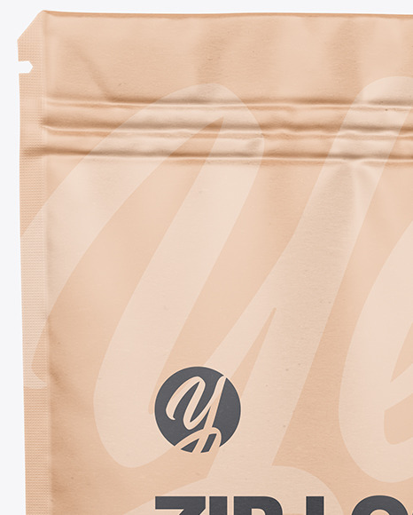 Kraft Sachet Mockup PSD #2