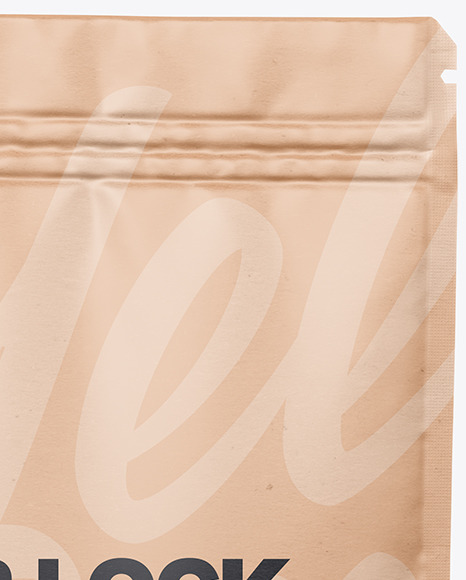 Kraft Sachet Mockup PSD #1