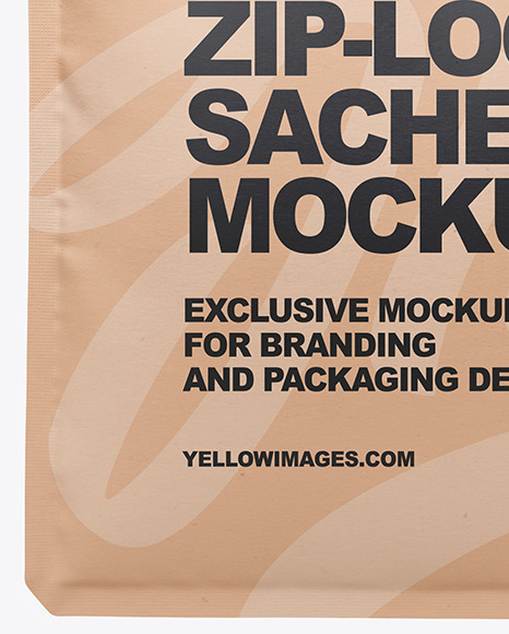 Kraft Sachet Mockup PSD #7