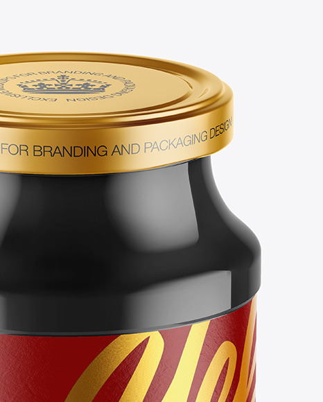 Glossy Plastic Sauce Jar Mockup PSD #7