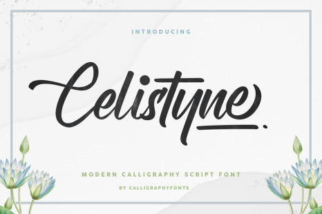 Celistyne Calligraphy Font