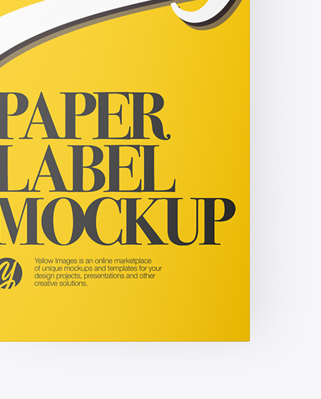 Matte Hang Tag Label Mockup PSD #4