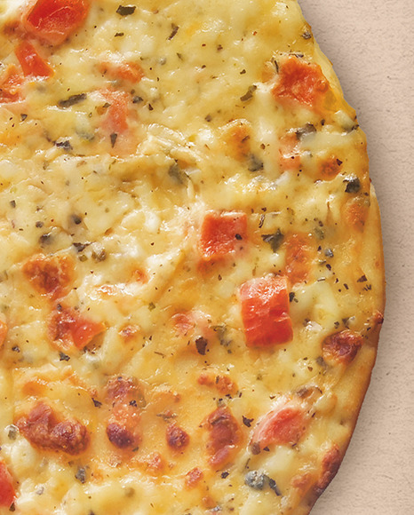 Opened Kraft Paper Pizza Box Mockup PSD #2