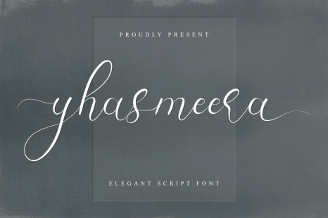 Yhasmeera Calligraphy Font