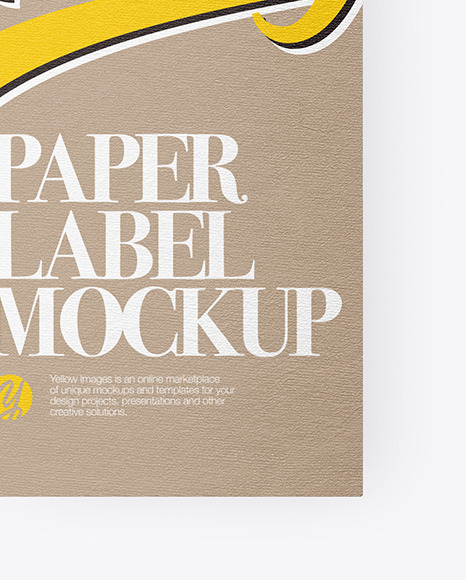 Textured Hang Tag Label Mockup PSD #1