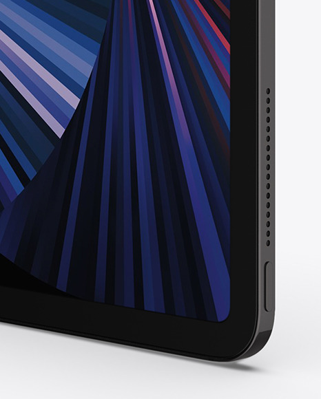 iPad Pro Space Gray Mockup PSD #1