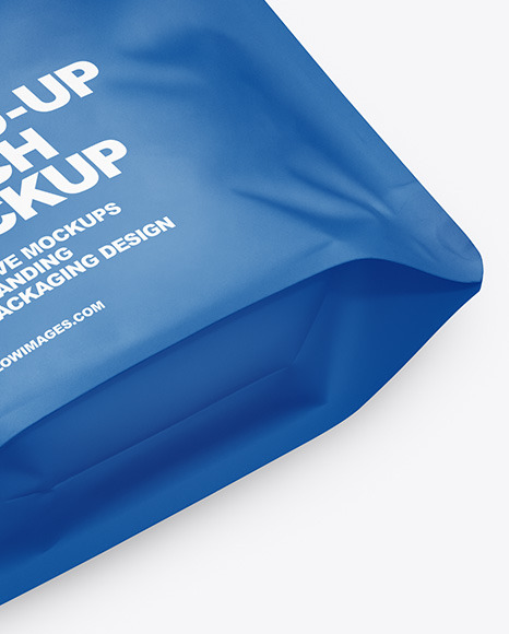 Matte Stand up Pouch Mockup PSD #6