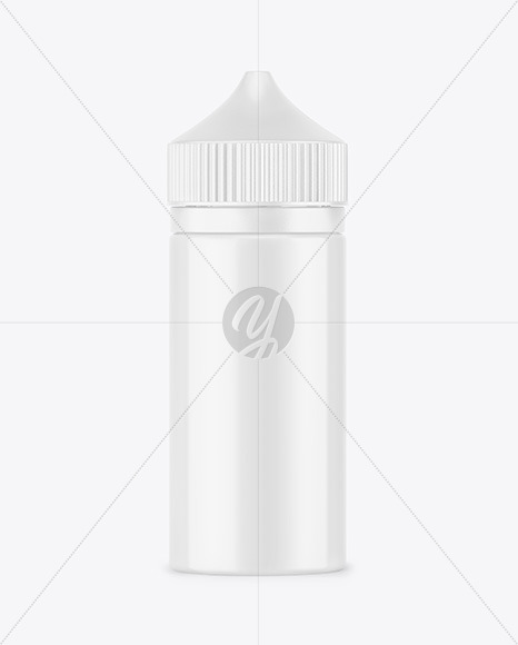 Glossy E Liquid Bottle Mockup PSD #3
