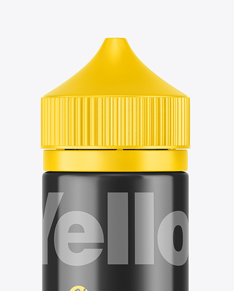 Glossy E Liquid Bottle Mockup PSD #5