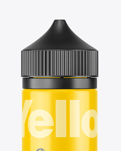 Glossy E Liquid Bottle Mockup PSD #2
