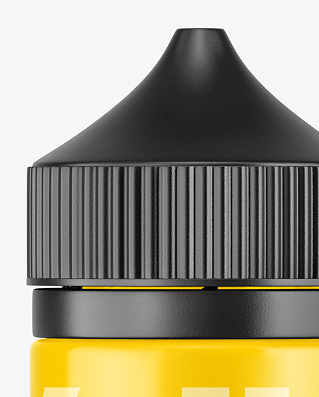 Glossy E Liquid Bottle Mockup PSD #6