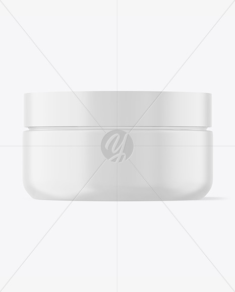 Matte Plastic Cosmetic Jar Mockup Matte Plastic Cosmetic Jar Mockup