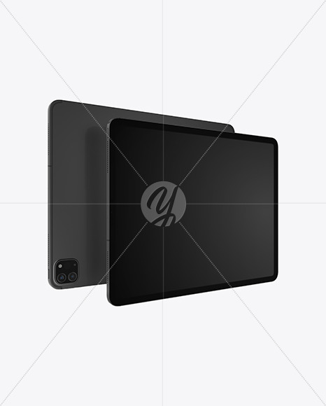 iPad Pro Space Gray Mockup PSD #1