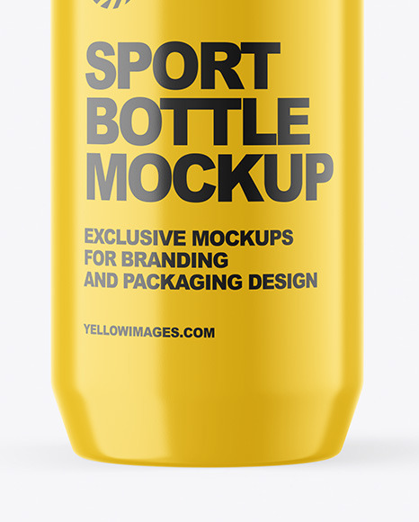 Glossy Sport Bottle Mockup PSD #1