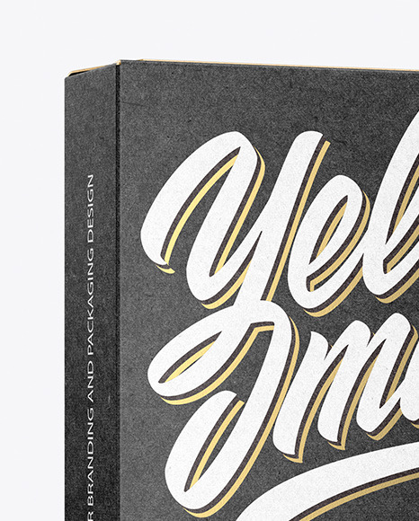 Kraft Box With Coffee Capsules Mockup PSD #2