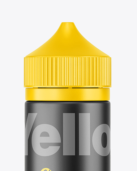 Matte E Liquid Bottle Mockup PSD #2
