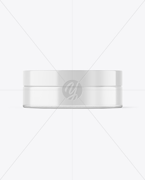 Clear Cosmetic Jar Mockup Clear Cosmetic Jar Mockup