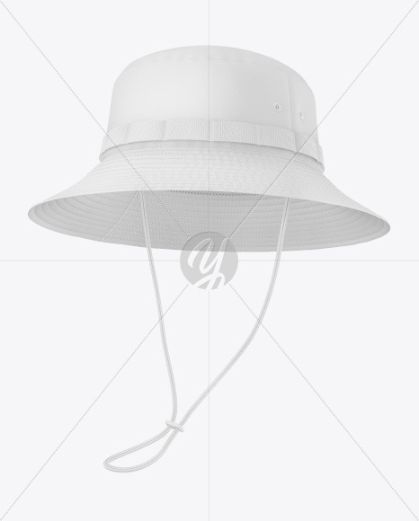 Download Full Brim Hard Hat Mockup Half Side View In Apparel Mockups On Yellow Images Object Mockups