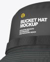 Bucket Hat with Wide Brim Mockup