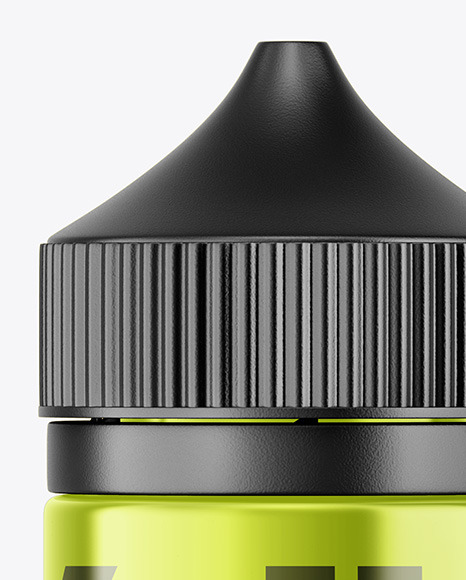 Metallic E Liquid Bottle Mockup PSD #7