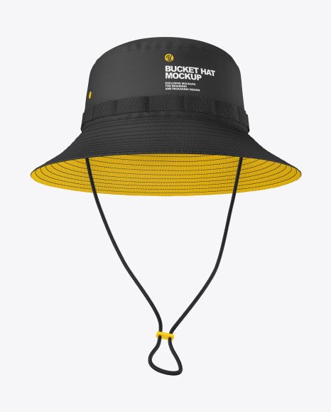 Bucket Hat with Wide Brim Mockup - Free Download Images High Quality ...