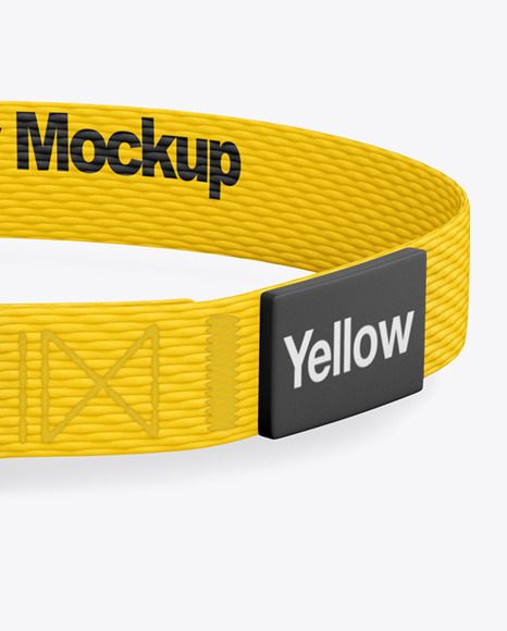 Fabric Pet Collar Mockup PSD #6