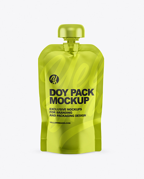 Download Metallic Doy Pack Mockup Designs Zone