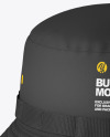 Bucket Hat with Wide Brim Mockup