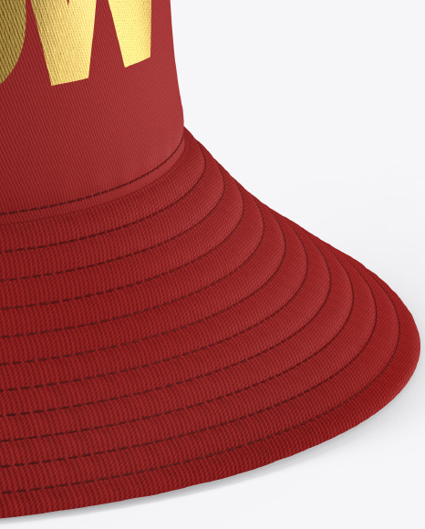 Bucket Hat with Wide Brim Mockup