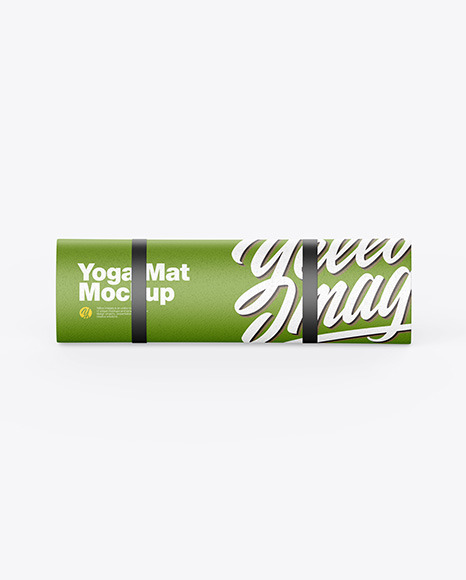 Rubber Yoga Mat Mockup