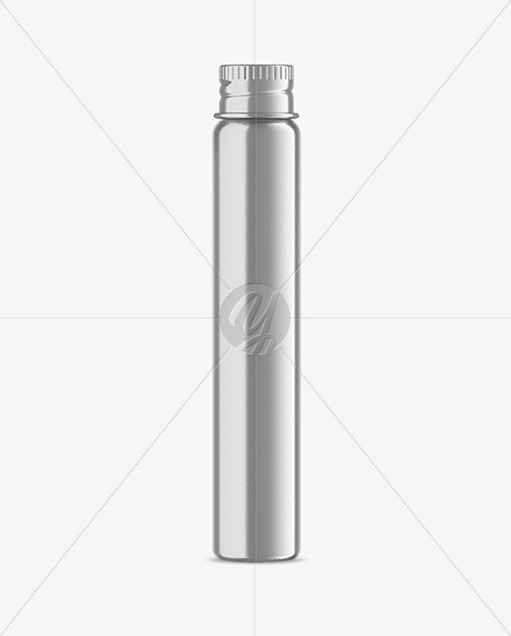 Free Metallic Cosmetic Bottle Mockup PSD Mockups