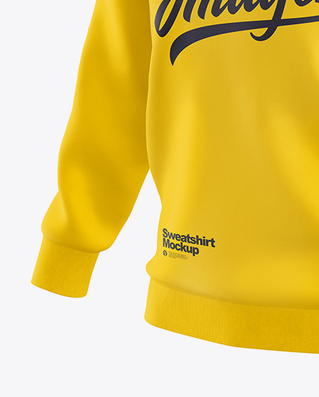 Men s Zip Sweatshirt Mockup   Front Half Side View PSD #1