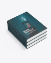 Hardcover Books w/ Leather Cover Mockup