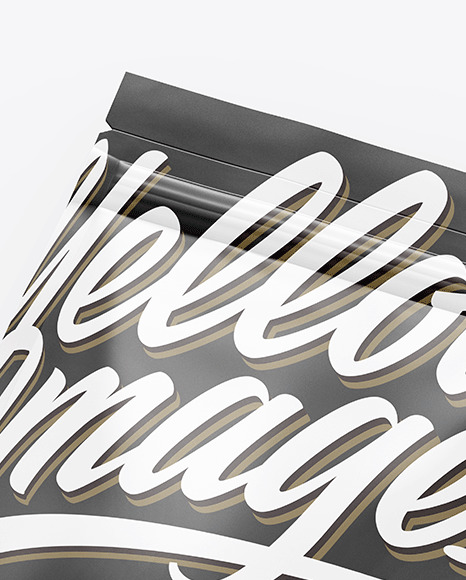 Matte Stand Up Pouch Mockup PSD #2