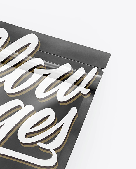 Matte Stand Up Pouch Mockup PSD #1