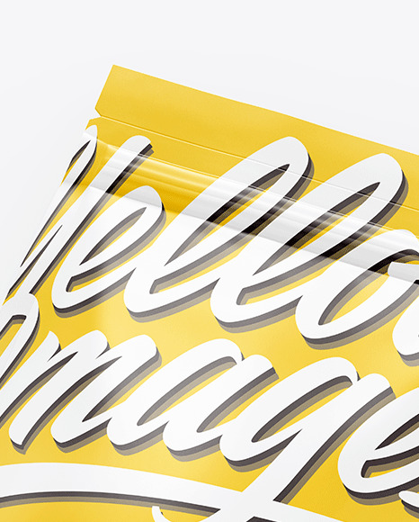 Matte Stand Up Pouch Mockup PSD #7