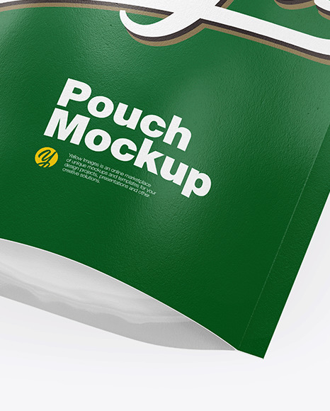 Textured Stand Up Pouch Mockup PSD #1