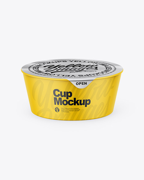 Matte Cup Mockup PSD #2