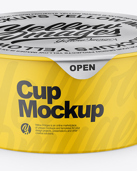 Matte Cup Mockup PSD #3